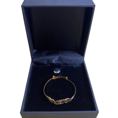 Gelang Cherie Selisih Kanak-Kanak Emas dan Chrome 916/22K