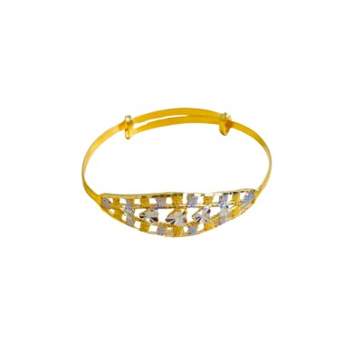 Gelang Love Selisih Kanak-Kanak Emas dan Chrome 916/22K Gelang Love Selisih Kanak-Kanak Emas dan Chrome 916/22K