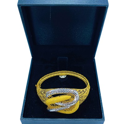 Gelang Dubai Emas dan Chrome 916/22K