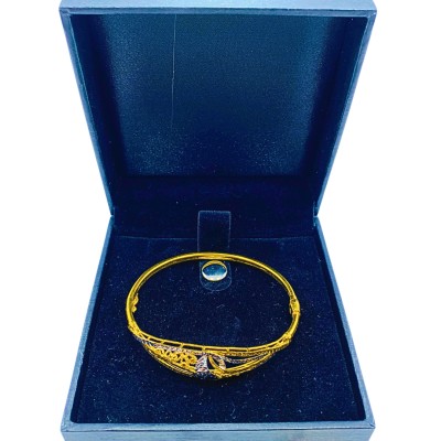 Gelang Kerawang Emas dan Chrome 916/22K Gelang Kerawang Emas dan Chrome 916/22K
