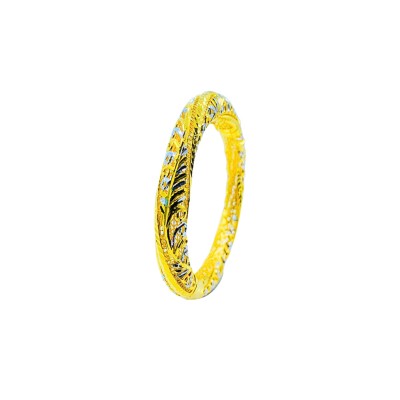 Gelang Kerawang Emas dan Chrome 916/22K Gelang Kerawang Emas dan Chrome 916/22K