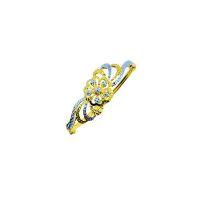 Gelang Bunga Emas dan Chrome 916/22K