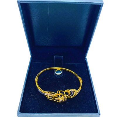 Gelang Bunga Emas dan Chrome 916/22K