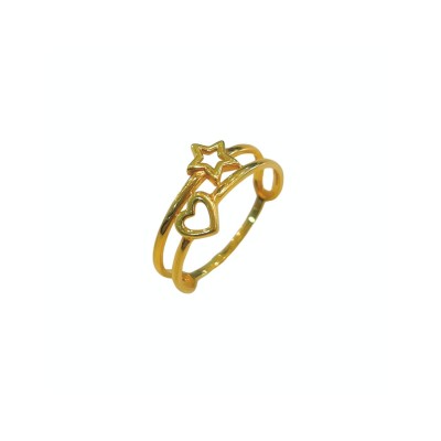 Cincin Love Star Emas 916/22K