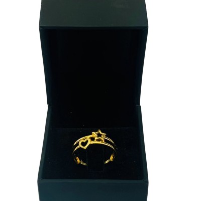 Cincin Love Star Emas 916/22K