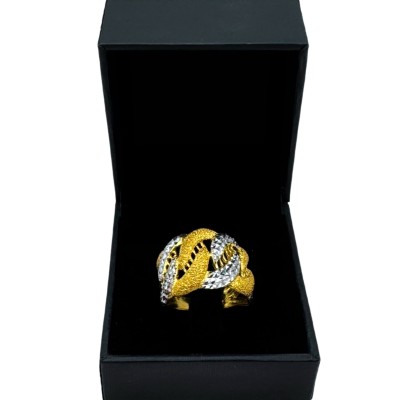 Cincin Adira M Emas dan Chrome 916/22K