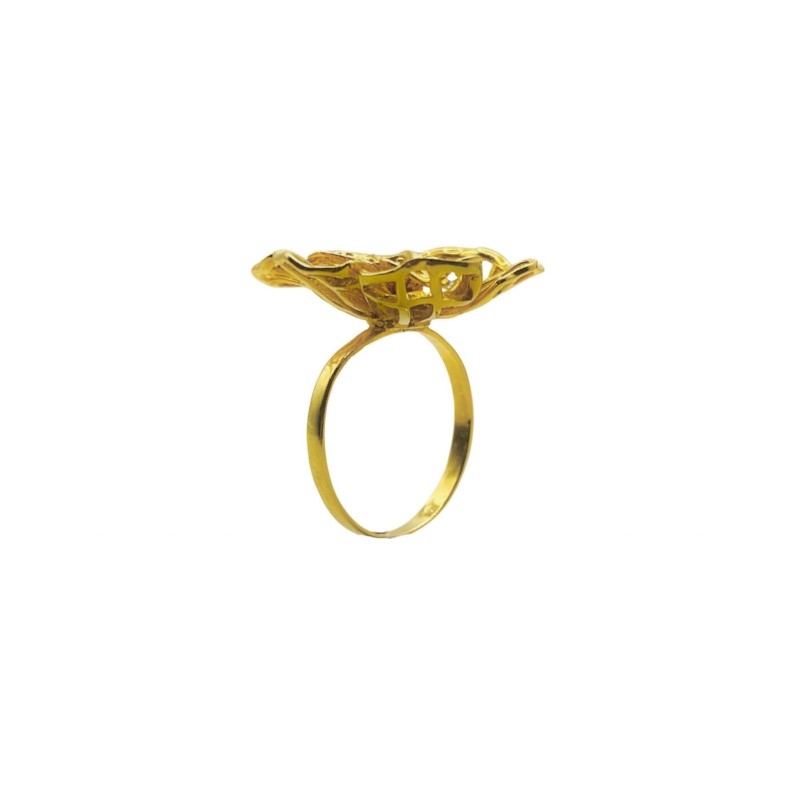 Cincin Bunga Emas 916/22K