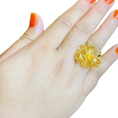 Cincin Bunga Emas 916/22K