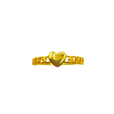 Cincin Love Kait Emas 916/22K