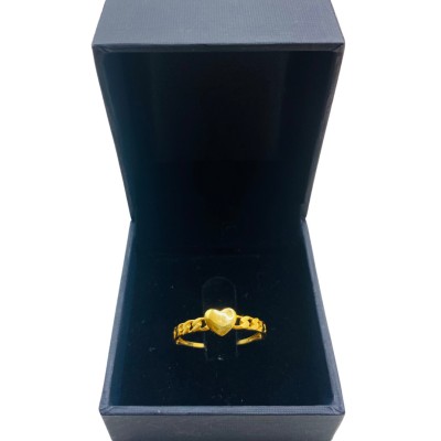 Cincin Love Kait Emas 916/22K