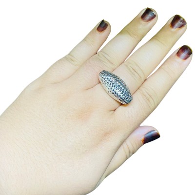 Cincin Lintah Emas dan Chrome 916/22K