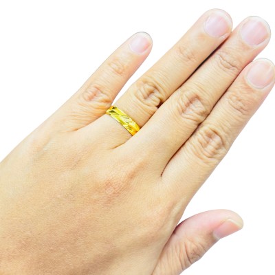 Cincin Belah Rotan Emas 916/22K