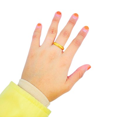 Cincin Tile Cut Emas 916/22K