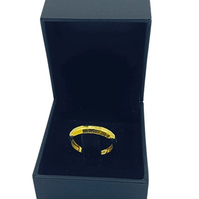 Cincin Tile Cut Emas 916/22K