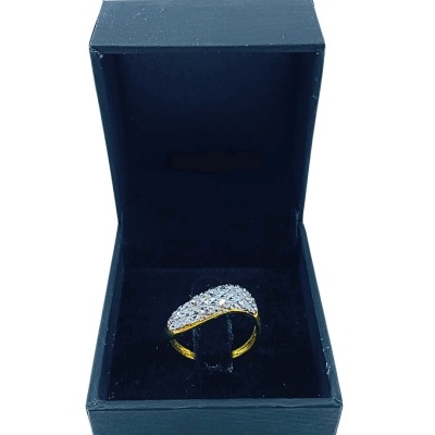 Cincin Lintah Emas dan Chrome 916/22K