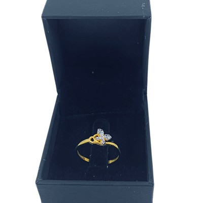 Cincin Butterfly Emas dan Chrome 916/22K Cincin Butterfly Emas dan Chrome 916/22K