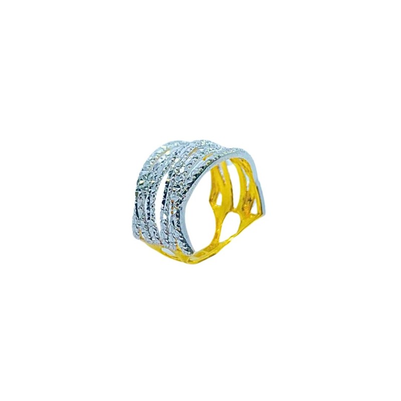 Cincin Nabila Razali Emas dan Chrome 916/22K