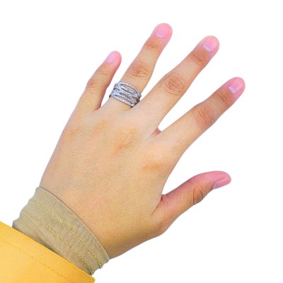 Cincin Nabila Razali Emas dan Chrome 916/22K