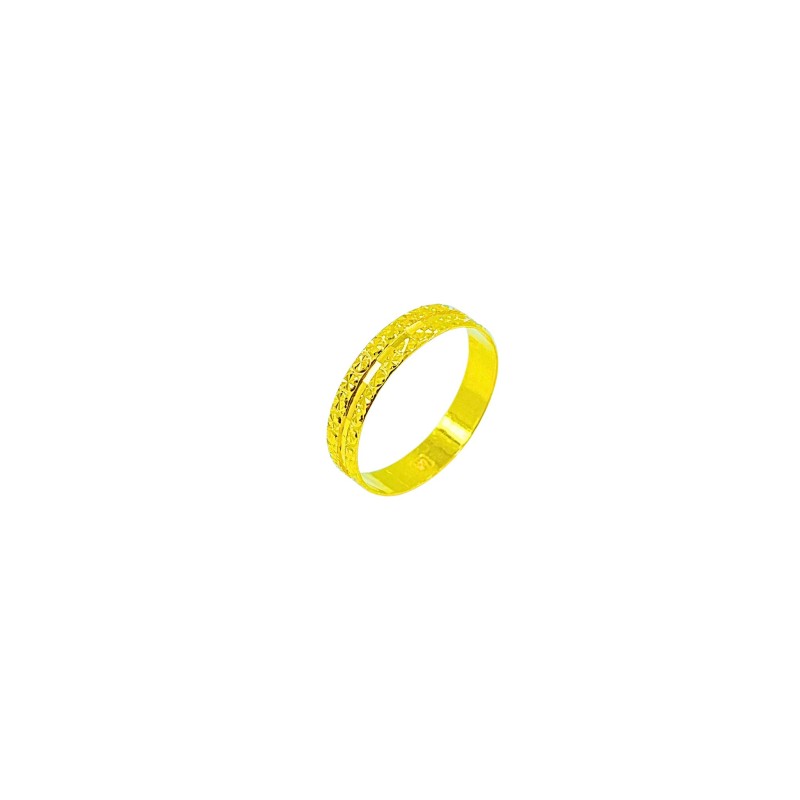 Cincin Belah Rotan Emas 916/22K Cincin Belah Rotan Emas 916/22K