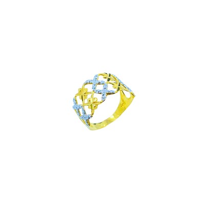 Cincin Marissa Emas dan Chrome 916/22K Cincin Marissa Emas dan Chrome 916/22K