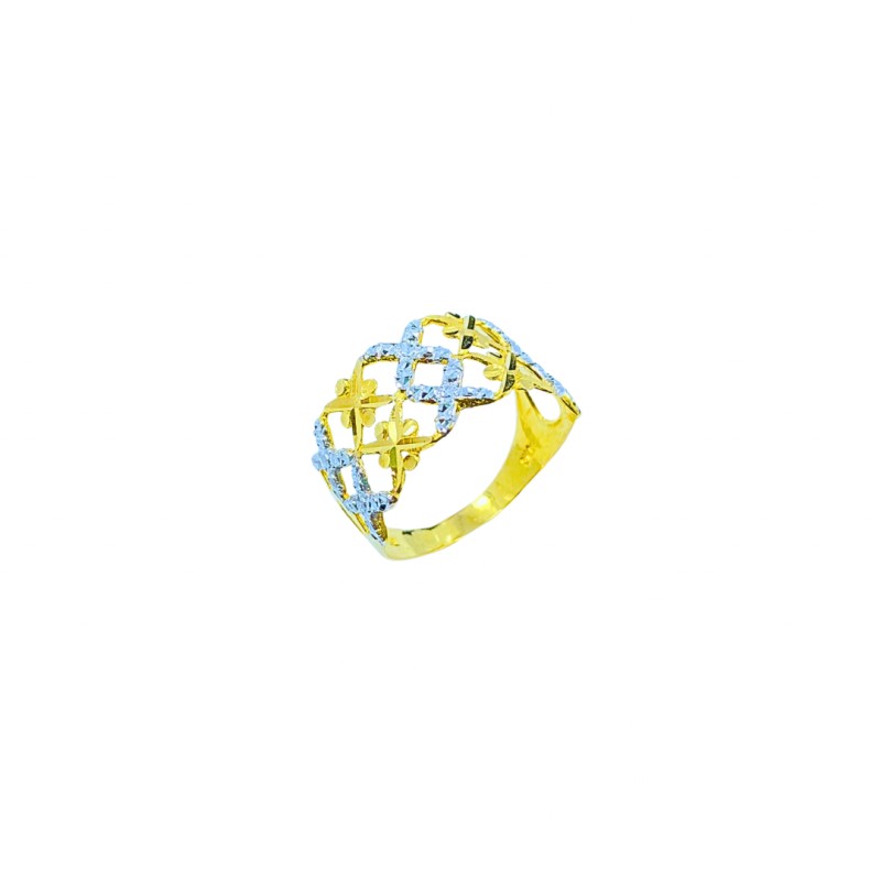 Cincin Marissa Emas dan Chrome 916/22K
