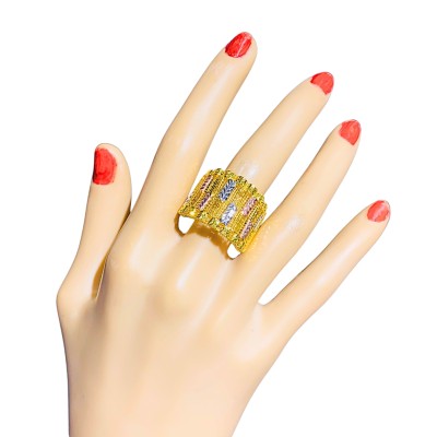 Cincin Kerawang Emas, Chrome dan Rose Gold 916/22K Cincin Kerawang Emas, Chrome dan Rose Gold 916/22K