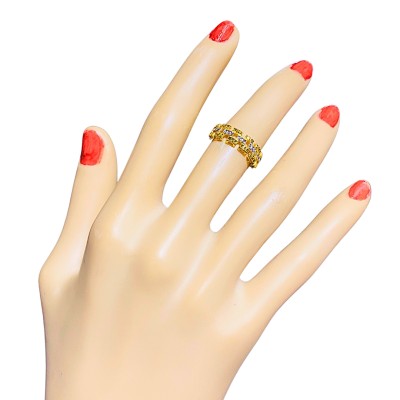 Cincin Rolex Emas dan Chrome 916/22K