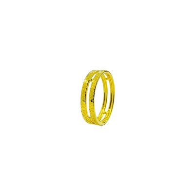 Cincin Honeycomb Emas 916/22K