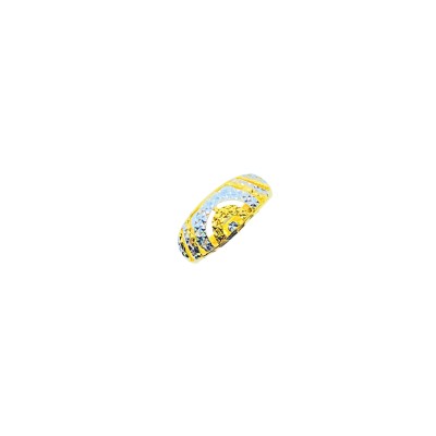 Cincin Kerawang Emas dan Chrome 916/22K