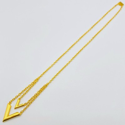 CHOKER LETTER V gold CHOKER LETTER V gold