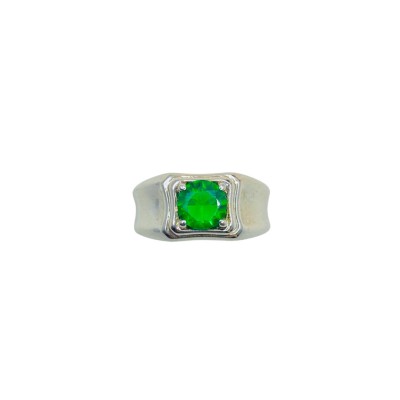 Cincin Permata Hijau 925/Perak