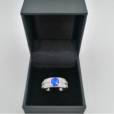 DARK BLUE silver
