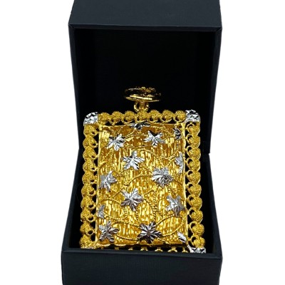 Loket Petak Kerawang Emas dan Chrome 916/22K