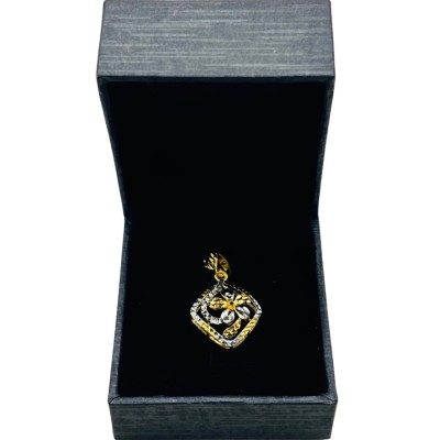 Loket Bunga Emas dan Chrome 916/22K