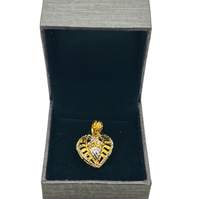 Loket Love Emas dan Chrome 916/22K