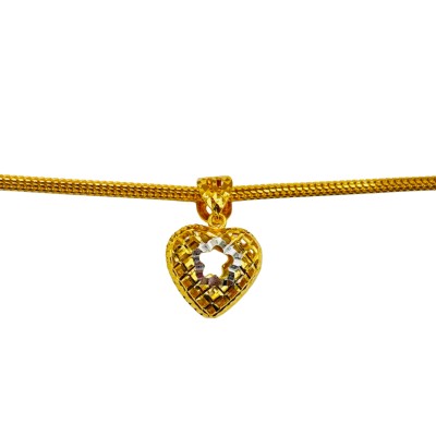 Loket Love Emas dan Chrome 916/22K