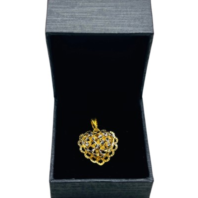 Loket Love Emas dan Chrome 916/22K