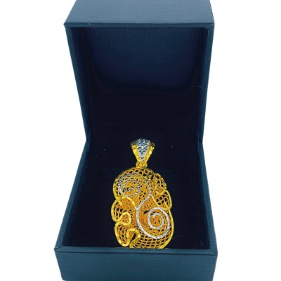 Loket Kerawang Emas dan Chrome 916/22K