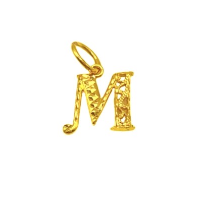 HURUF M pendant