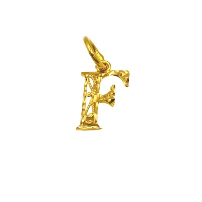 HURUF F pendant