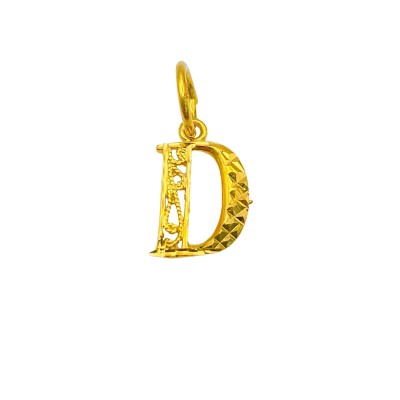 HURUF D gold