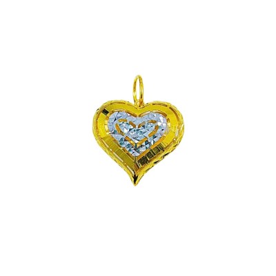 Loket Love Emas dan Chrome 916/22K