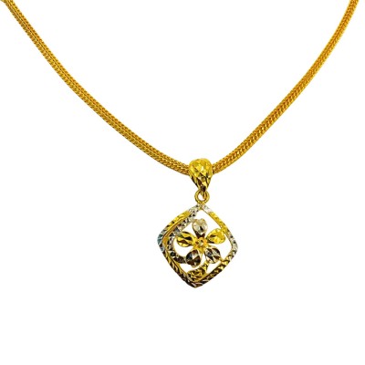 Loket Bunga Emas dan Chrome 916/22K