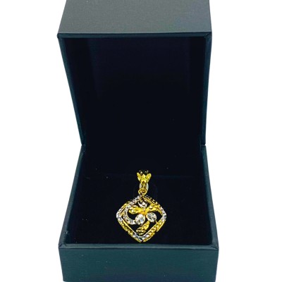 Loket Bunga Emas dan Chrome 916/22K