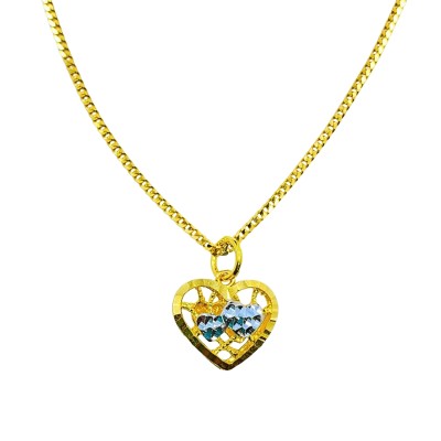 Loket Love Emas dan Chrome 916/22K