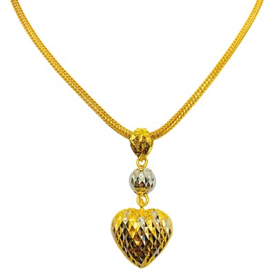 Loket Boba Love Emas dan Chrome 916/22K