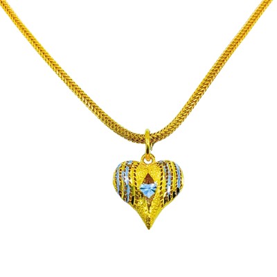 Loket Love Emas dan Chrome 916/22K