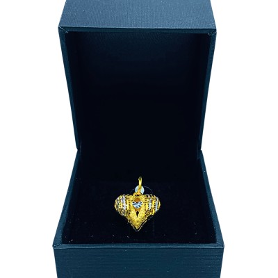 Loket Love Emas dan Chrome 916/22K