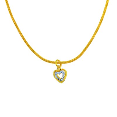 Loket Love Emas dan Chrome 916/22K