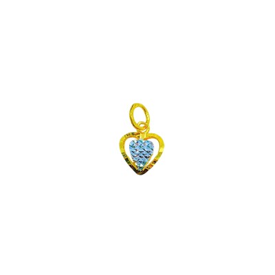 Loket Love Emas dan Chrome 916/22K